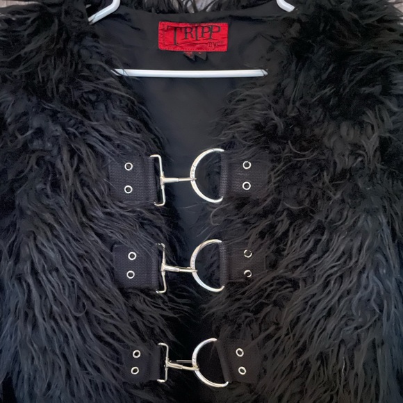 Tripp nyc furry monster coat rare - Picture 3 of 3